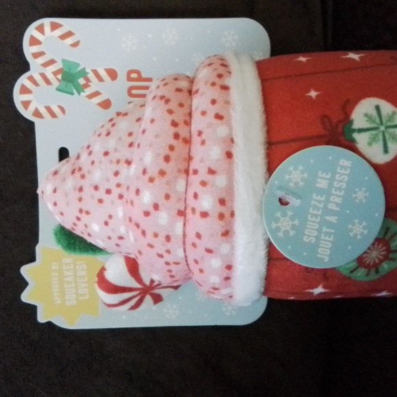 Fringe Studio "Peppermint Mocha" Dog Squeaker Toy - Picture 2 of 4